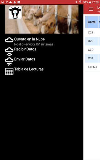 Lectura de Comederos Tambo Screen 2