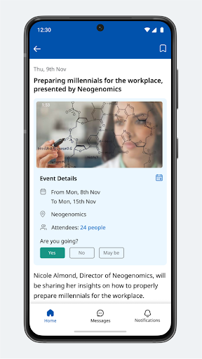 NeoGenomics App Screen 2