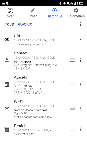 Scanner QR code screenshot 5