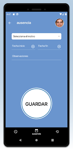 Acceso - Registro de jornada Screen 3