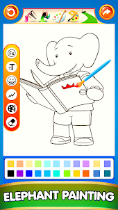 Art Coloring Book: Paint Color