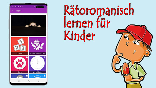 Android application Romanisch lernen für Kinder screenshort