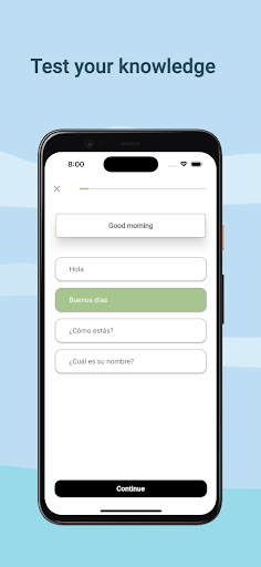 Learn Spanish Online Screen 2