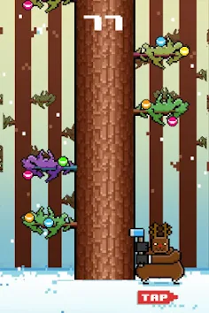 Santa Chopper Retro - Screenshot 2