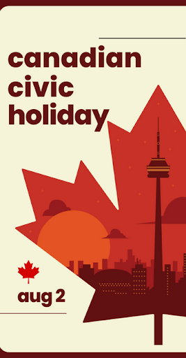 Civic Holiday Screen 3
