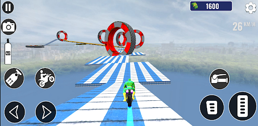 Bike Racing:3D impossible Race Screen 2