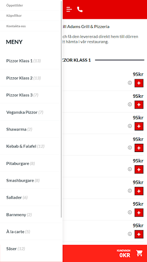 Adams Grill och Pizzeria Screen 2