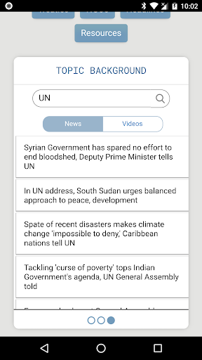 DelegatePal - Model UN Researc Screen 2