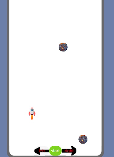 Asteroid dodger Screen 3