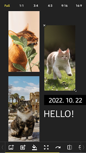 Android application Photo Night - image combiner screenshort