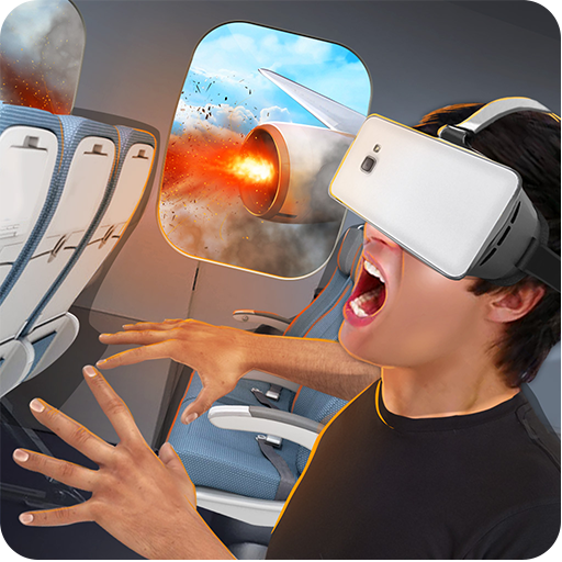 Virtual Reality Airplane Crash  Icon