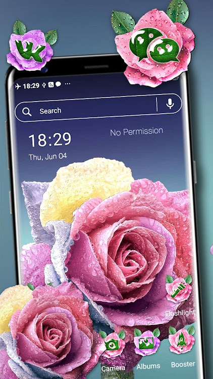 Rose Water Drop Theme Launcher - 1.1.3 - (Android)