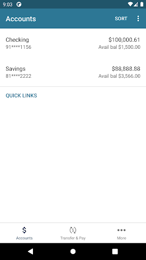 Pee Dee Federal Savings Bank Screen 3