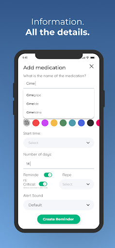 Medication Reminder Control