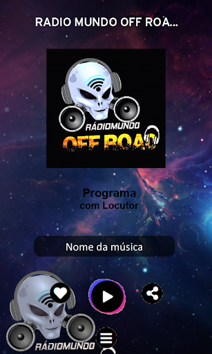 Android application RÁDIO MUNDO OFF ROAD screenshort