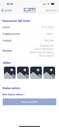 Easy Connect Status App Screen 3