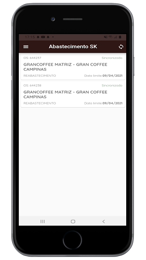GC - Abastecimento Screen 2