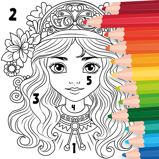 Princess Coloring Book Game 1.0 Icon