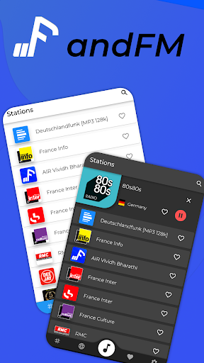 Android application andFM - Radio online FM screenshort