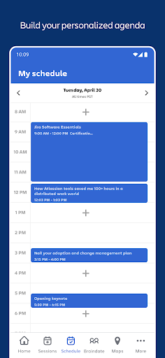 Screenshot of Atlassian Events