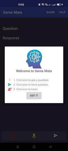 Android application GenieMate screenshort