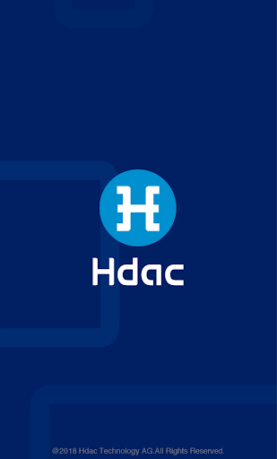 Android application Hdac Wallet screenshort
