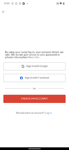 App screenshot