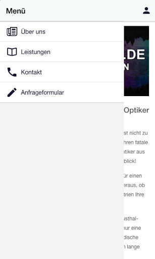 Android application Hoffmann Albrecht Optiker screenshort