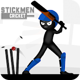 Stickman Cricket Black icon