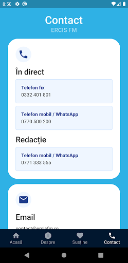 ERCIS FM Screen 2