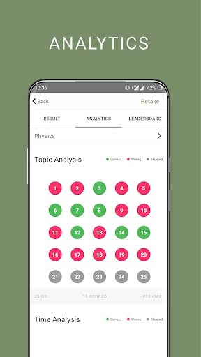 Android application LEARN PHYSICS screenshort