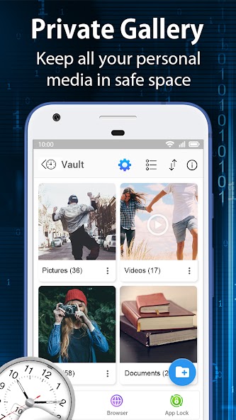 Clock Vault-Hide Photos,Videos 35.0 APK + Mod (Unlocked / Pro) for Android