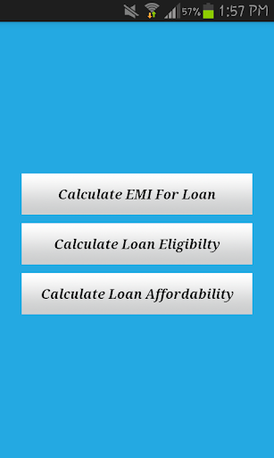 Android application Loan EMI Calculator screenshort