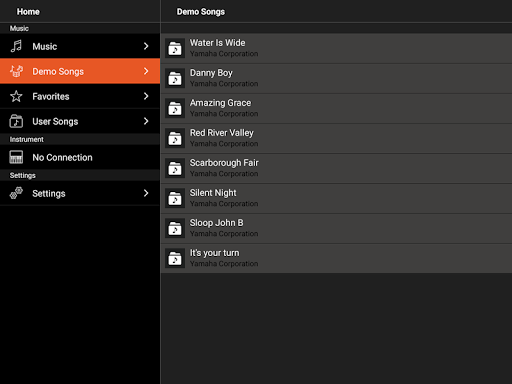 Screenshot of Chord Tracker