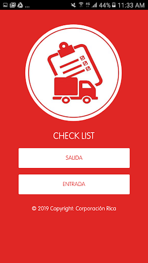 Android application Gestión Vehicular screenshort
