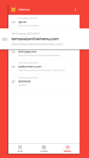 QR & Barcode Scanner - GOLD Screen 2