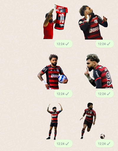 Stickers do Gabigol Screen 3