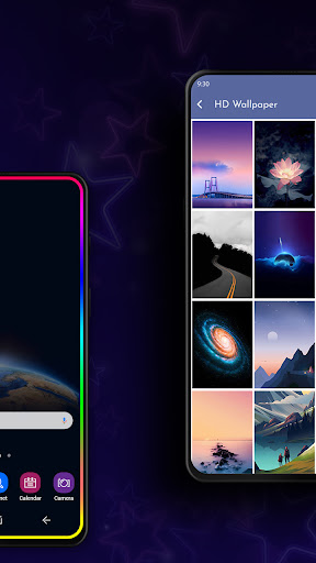 Phone Border Light Wallpaper