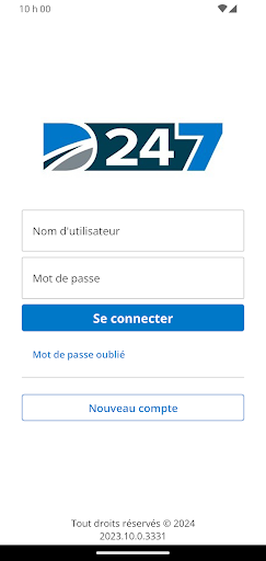 Aperçu de l'application
