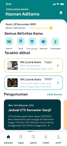 Hasan Student Screen 3