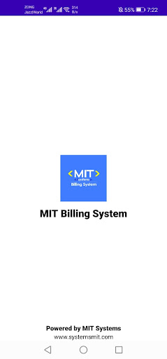 Android application MIT Billing System screenshort