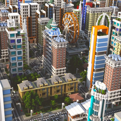 City Maps for Minecraft PE  Icon