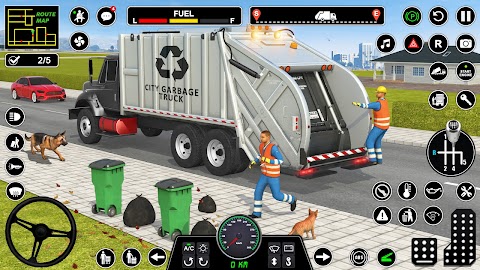 ガベージトラックドライビングゲーム Truck Gamesのおすすめ画像3