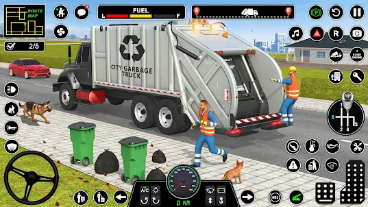 垃圾車駕駛遊戲 3D - Truck Simulator