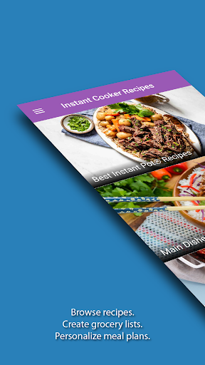Android application Instant Cooker Recipes - Press screenshort