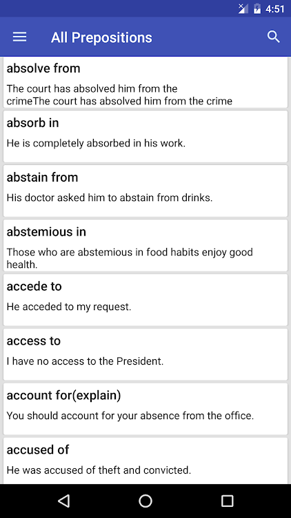 English Prepositions Offline - 2.9 - (Android)