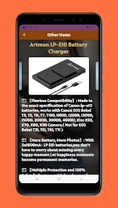 lp e10 battery charger guide