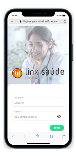 Android application ClinicWeb screenshort