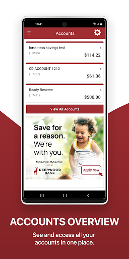 Deerwood Bank Mobile Screen 2