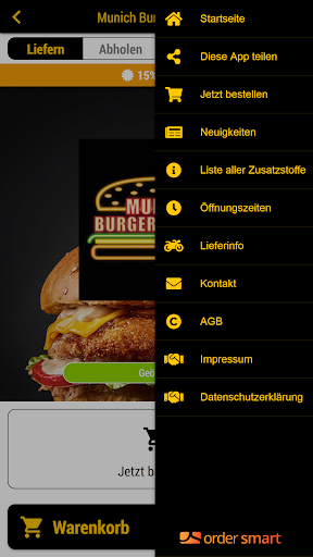 Munich Burger Service Screen 3